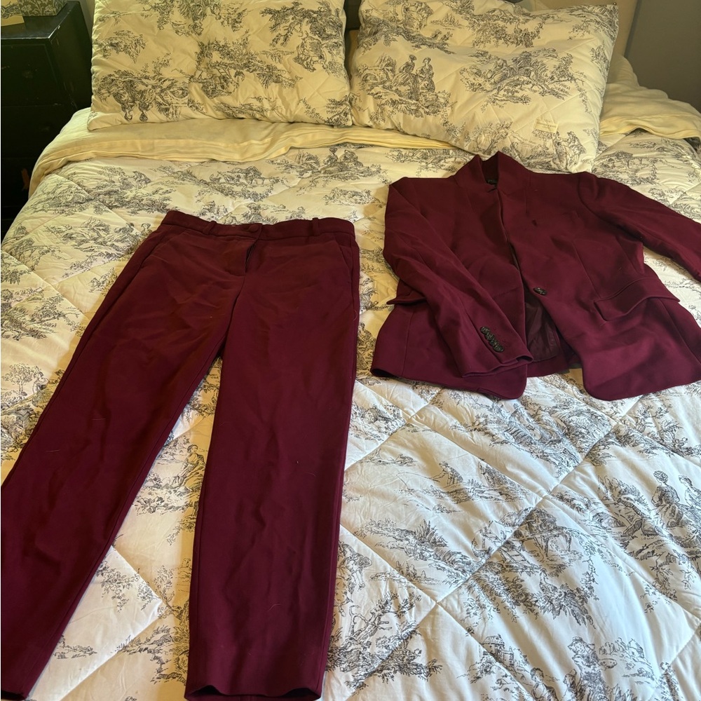 J. Crew Deep Red Women's Pantsuit